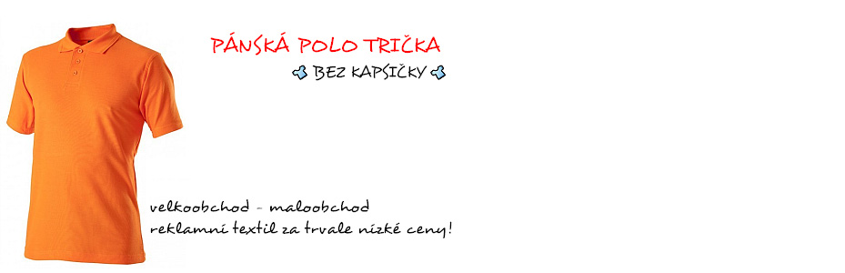 Pánská polo trička